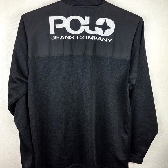 Polo Ralph Lauren Other - Vtg POLO JEAN Ralph Lauren Big Logo 1/4 Zip Fleece